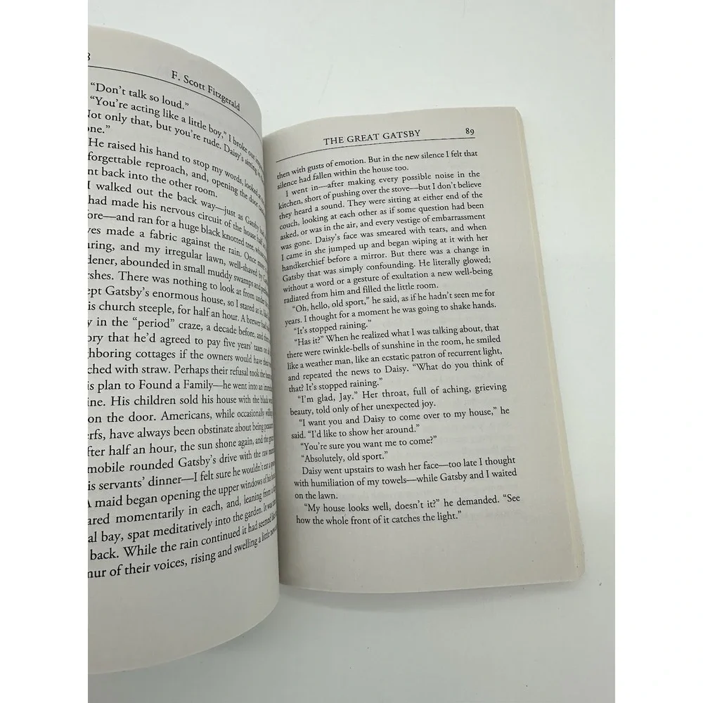 Scribner The Great‎ Gatsby Book F. Scott Fitzgerald Paperback Blue OS